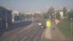 Křižovatka ulic Komenského a Velké Novosady