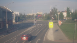 Křižovatka ulic Komenského a Velké Novosady