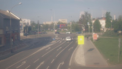 Křižovatka ulic Komenského a Velké Novosady