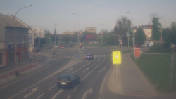 Křižovatka ulic Komenského a Velké Novosady