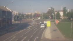 Křižovatka ulic Komenského a Velké Novosady