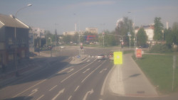 Křižovatka ulic Komenského a Velké Novosady