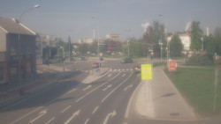 Křižovatka ulic Komenského a Velké Novosady