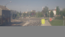 Křižovatka ulic Komenského a Velké Novosady