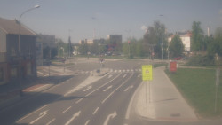 Křižovatka ulic Komenského a Velké Novosady