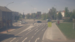 Křižovatka ulic Komenského a Velké Novosady