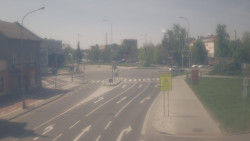 Křižovatka ulic Komenského a Velké Novosady