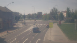 Křižovatka ulic Komenského a Velké Novosady