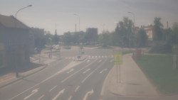 Křižovatka ulic Komenského a Velké Novosady