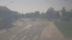 Křižovatka ulic Komenského a Velké Novosady