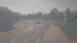 Křižovatka ulic Komenského a Velké Novosady