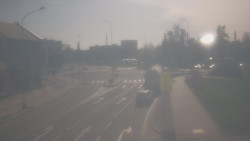 Křižovatka ulic Komenského a Velké Novosady