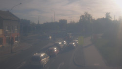 Křižovatka ulic Komenského a Velké Novosady