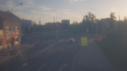 Křižovatka ulic Komenského a Velké Novosady