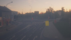 Křižovatka ulic Komenského a Velké Novosady