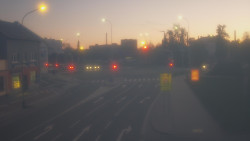 Křižovatka ulic Komenského a Velké Novosady