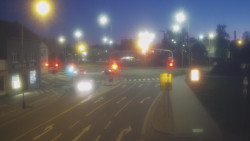 Křižovatka ulic Komenského a Velké Novosady