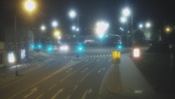 Křižovatka ulic Komenského a Velké Novosady