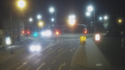 Křižovatka ulic Komenského a Velké Novosady