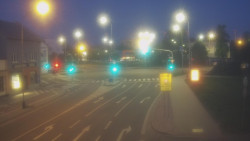 Křižovatka ulic Komenského a Velké Novosady