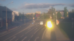 Křižovatka ulic Komenského a Velké Novosady