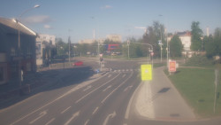 Křižovatka ulic Komenského a Velké Novosady