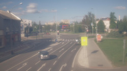 Křižovatka ulic Komenského a Velké Novosady