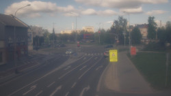 Křižovatka ulic Komenského a Velké Novosady