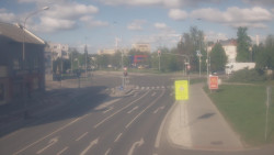 Křižovatka ulic Komenského a Velké Novosady