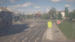 Křižovatka ulic Komenského a Velké Novosady