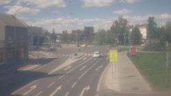 Křižovatka ulic Komenského a Velké Novosady