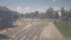 Křižovatka ulic Komenského a Velké Novosady