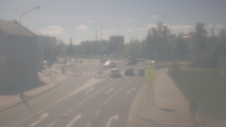 Křižovatka ulic Komenského a Velké Novosady