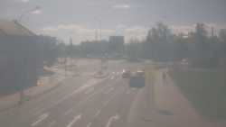 Křižovatka ulic Komenského a Velké Novosady