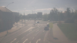 Křižovatka ulic Komenského a Velké Novosady