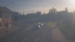 Křižovatka ulic Komenského a Velké Novosady