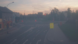 Křižovatka ulic Komenského a Velké Novosady