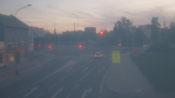 Křižovatka ulic Komenského a Velké Novosady