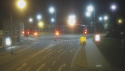 Křižovatka ulic Komenského a Velké Novosady