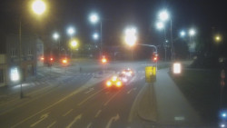 Křižovatka ulic Komenského a Velké Novosady