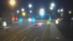 Křižovatka ulic Komenského a Velké Novosady