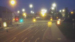 Křižovatka ulic Komenského a Velké Novosady