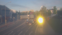 Křižovatka ulic Komenského a Velké Novosady