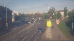 Křižovatka ulic Komenského a Velké Novosady