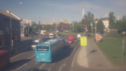 Křižovatka ulic Komenského a Velké Novosady