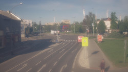 Křižovatka ulic Komenského a Velké Novosady