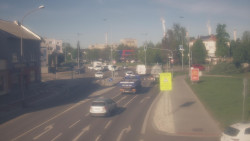 Křižovatka ulic Komenského a Velké Novosady