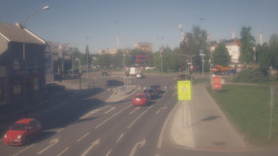 Křižovatka ulic Komenského a Velké Novosady