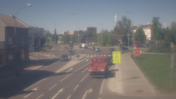 Křižovatka ulic Komenského a Velké Novosady