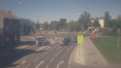 Křižovatka ulic Komenského a Velké Novosady